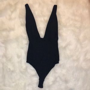 OG Nasty Gal Deep Plunge Body Suit